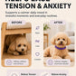 Booklov Calming Collar for Dogs - Separation Anxiety Stress Relief, Purple