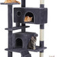 54 Inch Cat Tree Tower with Sisal Scratching Posts
