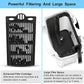 DaToo Aquarium Power Filter In-Tank Ultra Silent Small Fish Tank Filter 3W For Aquarium 1 to 10 Gallon Tank, 1 Yr Warranty