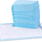 Amazon Basics Leak-Proof Dog and Puppy Potty Training Pee Pads with Quick-Dry 5-Layer Super Absorbent Design, Regular Size 22 x 22 inch, Blue & White, 100 Count