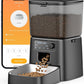 oneisall 2.4 GHz Wi-Fi Automatic Cat Feeder, 3.5L/15 Cups