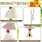 2 Pack Natural Cuttlebone Bird Chew Toys for Cages