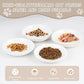 6 Pack Cat Food Bowl, Ceramic Cat Bowls, Anti Whisker Fatigue Cats Bowl Set