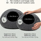 MEOWFIA Cat Cave - Merino Wool Bed for Indoor Cats (Dark Gray, Medium)