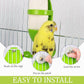 2pcs Cuttlebone Holder for Bird Cage, Plastic Food Holder for Cuttlebone for Birds, Parakeets, Cockatiels, Budgies and Finches - Cuddle Bones Feeding Rack