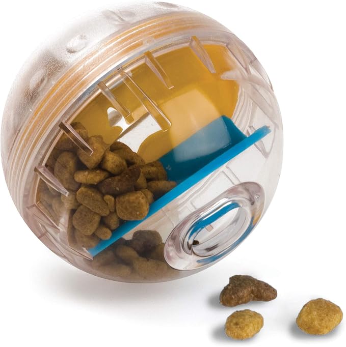 Pet Zone IQ Treat Ball, Interactive Dog Puzzle Dispenser, 3 Inch, Durable