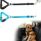 Dog Seat Belt for Car 2 Pack, 3-in-1 Adjustable-Length Bungee Tether
