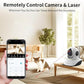 VSTARCAM Pet Camera with Laser, 3MP 2.4GHz WiFi Interactive Dog & Cat Laser Toy with Night Vision, Motion Detection Alerts, APP Remote Control Indoor Security Camera for Pet Monitoring