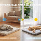 Self Warming Cat Bed, Reversible Cooling Mat for Cats, Gray, 24 x 36 Inches