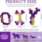 Frienhund Tough Dog Toys for Aggressive Chewers 3 Pack, Indestructible Dog Toys for Large Dogs, Dog Chew Toys, Aggressive Chew Toys to Keep Them Busy, Dog Toy for 30-75lbs Medium/Large Breeds
