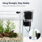 SLOCME Mini Waterfall Aquarium Filter, Adjustable Flow Hang-on-Back Filter for 1-10 Gallon Fish Tanks, Quiet 3W Filter for Betta Fish, Shrimp & Small Aquariums