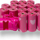 Best Pet Supplies Poop Bags for Dogs - Pink Heart, 240 Count