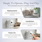 Cat Calming Pheromone Diffuser Feline Pheromones Multicat Diffuser Refills Plug in for Anxiety, Stress, Alone At Home,Spraying, Fighting, Scratching Cat Calm Relaxing 6 in 1 (2 Diffusers & 4 Refills)