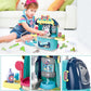 Magic4U Pet Care Carrier Suitcase Toy, 29 Pcs Veterinarian Playset for Kids