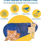 SunGrow Cat & Bunny Tunnel for Indoors, Connect Cat Tree, Hideaway Toys & Accessories Encourage Exercise for Dwarf Rabbits, Ferrets, Kitty, Guinea Pig,