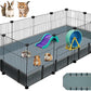 VISCOO 12 Panels Small Animal Playpen, 48" x 24" x 16" Guinea Pigs Cages