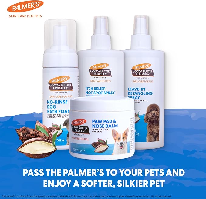 Palmer's for Pets Cocoa Butter Paw Pad and Nose Balm for Dogs, 3.5 Oz
