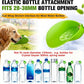 2pcs Portable Dog Water Bottle Attachment, Slip-on Pet Water Bowl for Walks