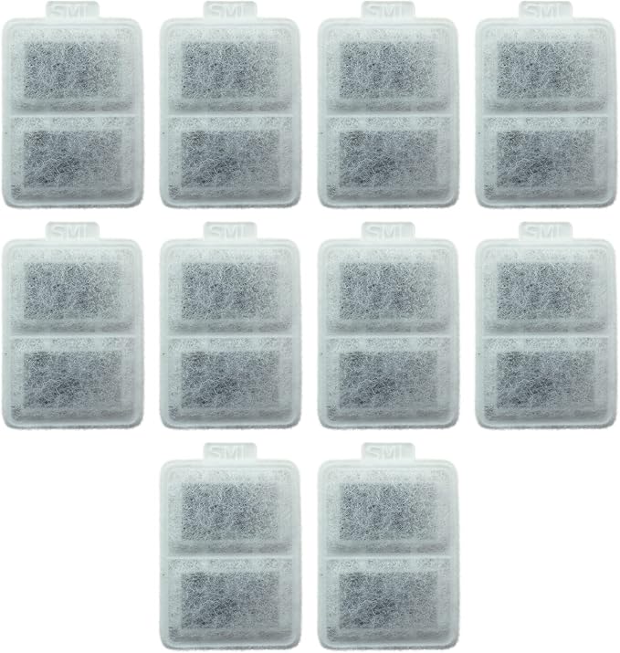 PET STANDARD Small Filters for Whisker City Fountain, 10-Pack