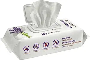 Best Pet Supplies Cleaning Dog Wipes - Calming Lavender, 100 Count