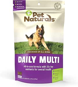 Pet Naturals of Vermont 30 Chewable Daily Multi Vitamins for Dogs