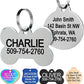 GoTags Stainless Steel Pet ID Tags, Personalized Dog Tags and Cat Tags
