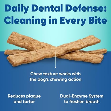 C.E.T. Enzymatic Oral Hygiene Chews for Dogs, Tartar Control, Extra Small