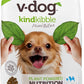 V-dog Vegan Mini Kibble Dry Dog Food (4.5 LB) Small Breed Dogs | Plant-Based Protein with Added Taurine for Sensitive Stomach and Skin | All Natural Made in US