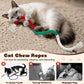 Cat Chew Ropes 4Pcs, Safe Cat Chew Toys for Indoor Cats with Catnip