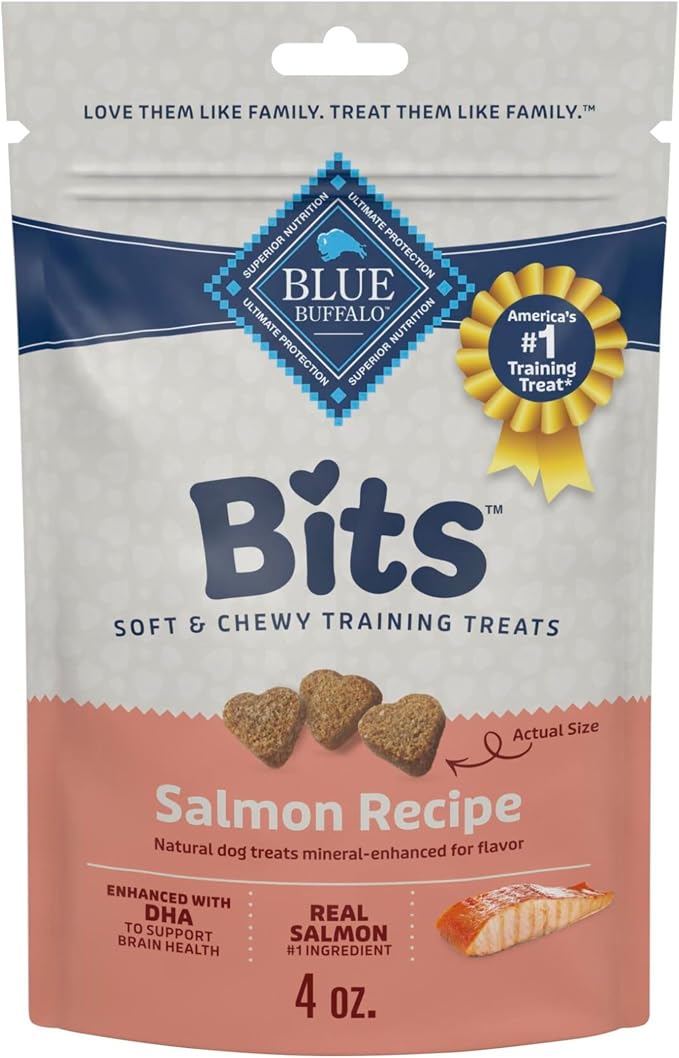 Blue Buffalo Bits Salmon Training Treats, 4 oz