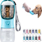 Cibaabo Dog Water Bottle Portable with Food Container & Filter for Travel