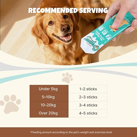 Creamy Lickable Dog Treats, 4 Flavor Variety Pack, 8 Tubes Squeeze Up Soft Dog Snacks for Puppies & Seniors, Reward Training or Food Topper,Low-Calorie Grain Free Puree for Joint & Digestive Health