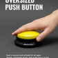 Dog Buttons for Communication Voice Recording Buttons for Classroom and Pet Training 30-Second Record & Playback Dog Buttons for Study, Office, Family, and Kids (Yellow, one)
