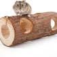 Niteangel Natural Wooden Hamster Mouse Tunnel Tube Toy Forest Hollow Tree Trunk