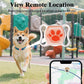 GPS Tracker for Dogs, Smart Collar with Real-Time Locator with Holder Pet Location Tracker, No Monthly Fee/No SIM Card, for Android and iOS, Ultra-Slim, IP68 Waterproof, Reliable