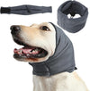 Dog Calming Hoodie, No Flap/Shake Ears Wraps for Dogs, Adjustable Dog Ear Muffs for Noise Protection, Ear Wrap Head Cover for Dogs Head Warp Anxiety Relief, Hematoma, Grooming and Force Drying, Size M
