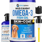 Omega 3 Fish Oil for Dogs - Supports Shedding and Itching, Skin and Coat