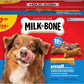 Milk-Bone Peanut Butter Flavor Biscuits, Small Dog Treats, 7 Lb.