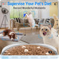 Frienhund Automatic Cat Feeder with 2K Camera: 5G WiFi Automatic Dog Feeder with Night Vision,Cat Food Dispenser with 7L Large Food Storage Container for Multiple Pet,Detachable for Easy Clean -29 Cup