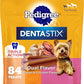 Pedigree Dentastix Small & Toy Dental Dog Treats, Bacon & Chicken, 84 Count