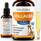 EDUZEBRA Liquid Collagen for Dogs and Cats, Skin & Coat Supplement, Itch Relief, Joint & Mobility Support, Enriched with Grass-Fed Collagen, Daily All-in-One Pet Health Formula