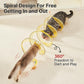 Potaroma Spiral Tunnel Cat Toy, Self Play Collapsible Spring Kitten Tunnel