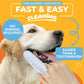 Paw Science Dog & Cat Teeth Cleaning Wipes - Dental Finger Wipes for Cats & Dogs - Pet Toothbrush & Tooth Brushing Kit - Effective Teeth Cleaner (Unscented)