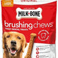 Milk-Bone Brushing Chews Large Daily Dental Dog Treats, 33.7 oz Bag