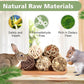 Bunny Rabbit Chew Grass Balls, Rolling Chew Toys for Small Animals (8 Pcs)