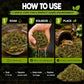 Sukh Sphagnum Moss for Reptiles - Green Terrarium Moss Substrate, 5oz