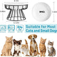 Cat Bowls, Elevated Cat Bowl, Raised Ceramic Dish with Metal Stand, Pet Water or Food Feeding Station for Indoor Cats, Kitten, Puppies and Small Dogs, Dishwasher Safe