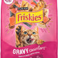 Friskies Purina Gravy Swirlers Dry Cat Food, Chicken & Salmon, 22 lb Bag