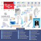 Travel Dog First Aid Kit & Funny Vet Wrap 12-Pack Bandage Bundle