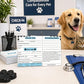 Cat Pet Dog Grooming Cards Groomer Information Check-in Cards for Dog Cat